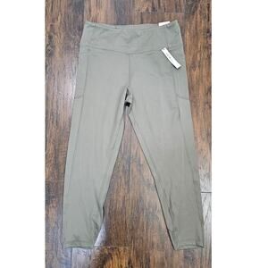 Victoria Secret Sport Cropped Leggings Green new Size Large
